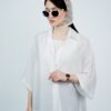 shisheie sefid 1 شومیز شیشه ای سفید باکسی